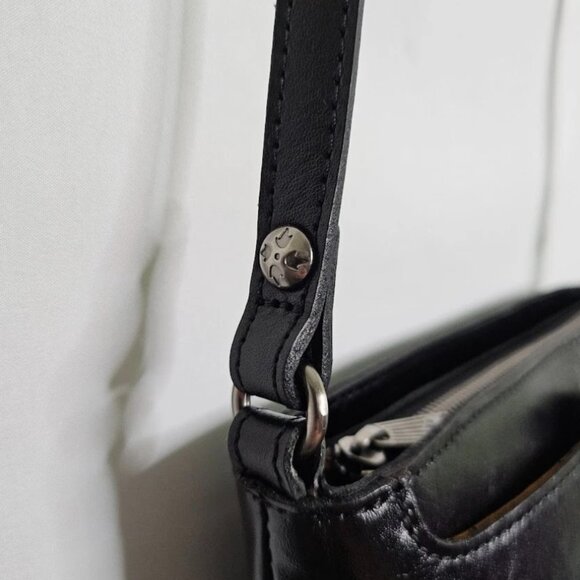NWT PATRICIA NASH AIMEE Crossbody Bag BLACK Leather Shoulder Handbag Classic - Picture 4 of 11